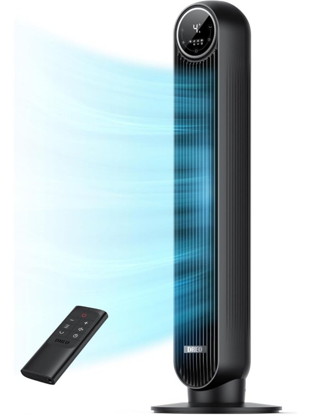 Ultra Quiet Tower Fan for Bedroom - 28ft/s Air Velocity, 8 Speed Settings